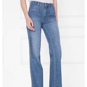 Anine Bing Jeans Front Pocket Flare Designer Denim